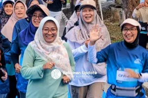 Geliatkan Sport Tourism, Bupati Kebumen Lepas Ratusan Peserta Geo Fun Run 5K di Karangsambung