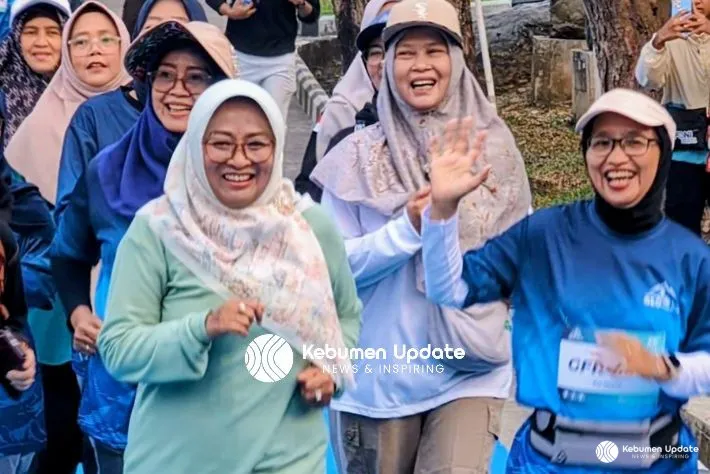 Geliatkan Sport Tourism, Bupati Kebumen Lepas Ratusan Peserta Geo Fun Run 5K di Karangsambung