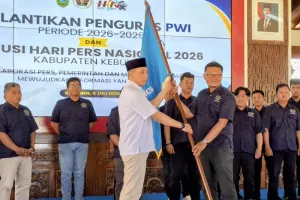 Supriyanto Kembali Dilantik Jadi Ketua PWI Kebumen Periode 2026-2029