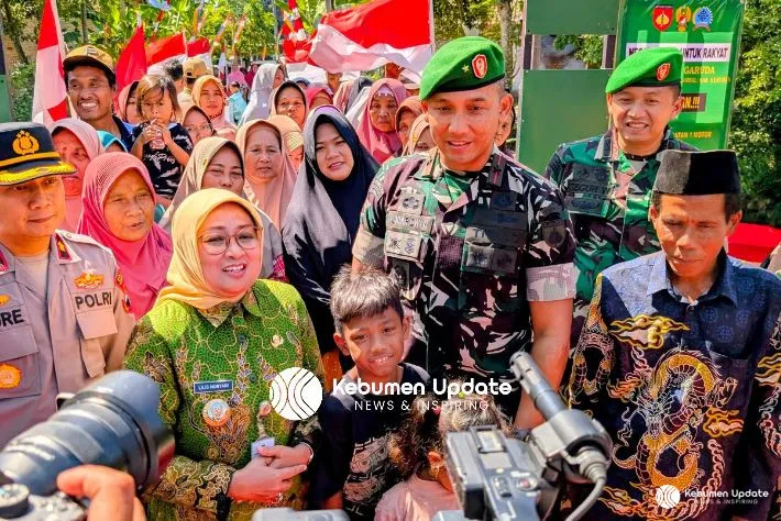 Danrem 072/Pamungkas Resmikan Jembatan Garuda, Perkuat Konektivitas Desa di Kebumen