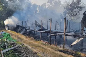 Pemanas Gasolek Bocor, Kandang Ayam di Padureso Ludes Dilalap Api