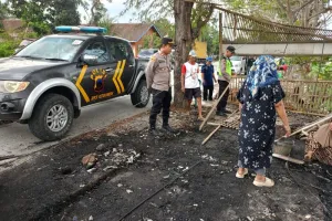 Warung Kopi Milik Warga Pekunden Kutowinangun Ludes Terbakar, Kerugian Capai Rp10 Juta