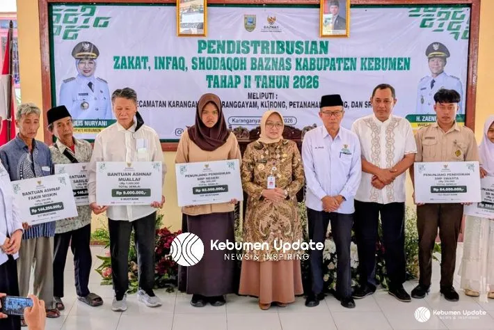 BAZNAS Kebumen Salurkan ZIS Tahap II Senilai Rp1,5 Miliar untuk 3.032 Mustahiq