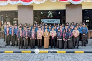 32 Pramuka Penggalang Terbaik Kebumen Resmi Berangkat ke Jambore Nasional 2026