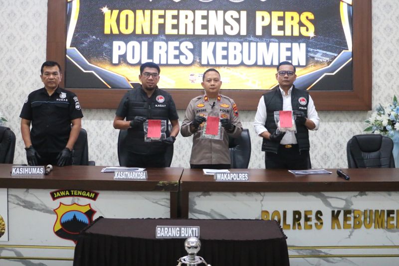 Polisi Sita Ribuan Pil Y, Sapi, hingga Tramadol di Kebumen, Empat Pengedar Ditangkap