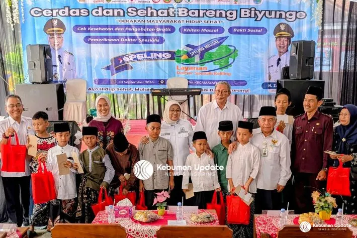 Warga Kalipoh Sambut Antusias Pengobatan Gratis dan Sunatan Massal