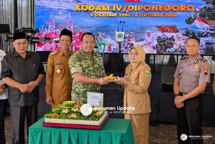HUT ke-81 TNI, Makodim 0709 Kebumen Gelar Tasyakuran Sinergi Bersama Rakyat