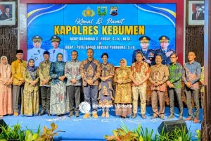 Bupati Lilis Nuryani Sambut Kapolres Kebumen Baru AKBP Rachmad C Yusuf dan Lepas AKBP Putu Bagus ke Klaten