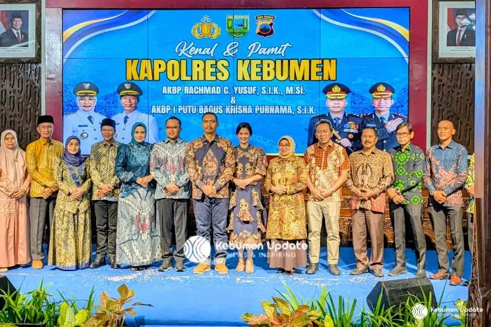 Bupati Lilis Nuryani Sambut Kapolres Kebumen Baru AKBP Rachmad C Yusuf dan Lepas AKBP Putu Bagus ke Klaten