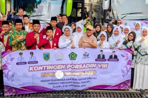 Kontingen Kebumen Resmi Berangkat ke PORSADIN VIII Jateng di Tegal, Targetkan Prestasi Terbaik