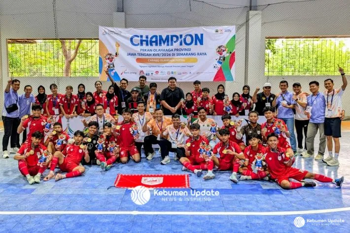 Kebumen Dominasi Futsal Porprov Jateng 2026, Koleksi Sementara 4 Emas, 4 Perak, 9 Perunggu
