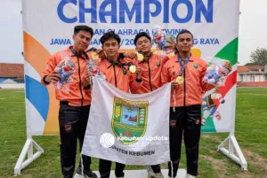 Estafet 4×100 Meter Putra Genapi Koleksi 6 Emas Kontingen Kebumen di Porprov Jateng
